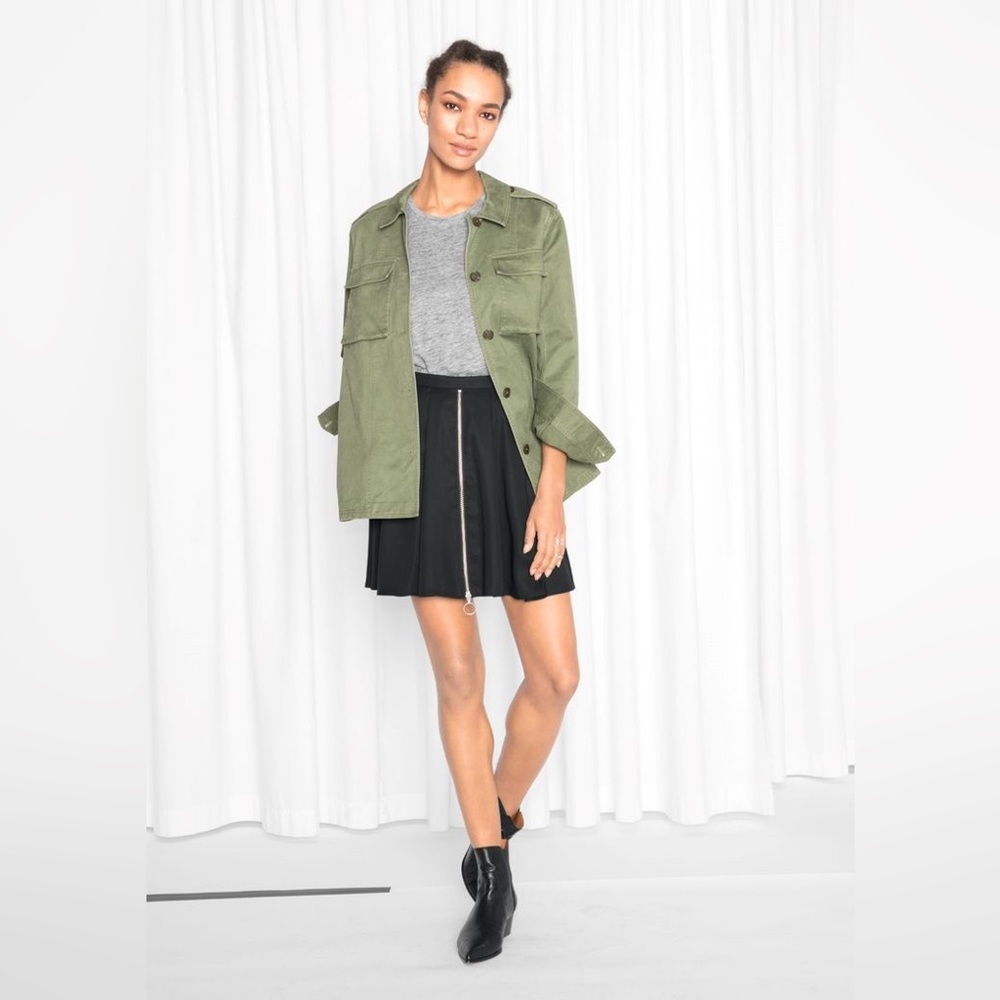 & OTHER STORIES - Pleated Zip Skirt‎